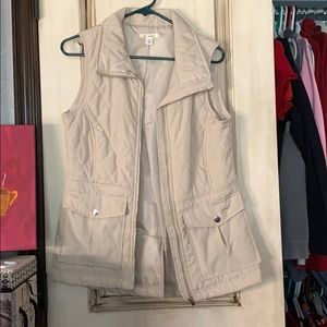 Cream Polyester vest